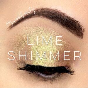 Shadowsense Lime Shimmer NEW Beige Green Duochrome Cream to Powder Eyeshadow